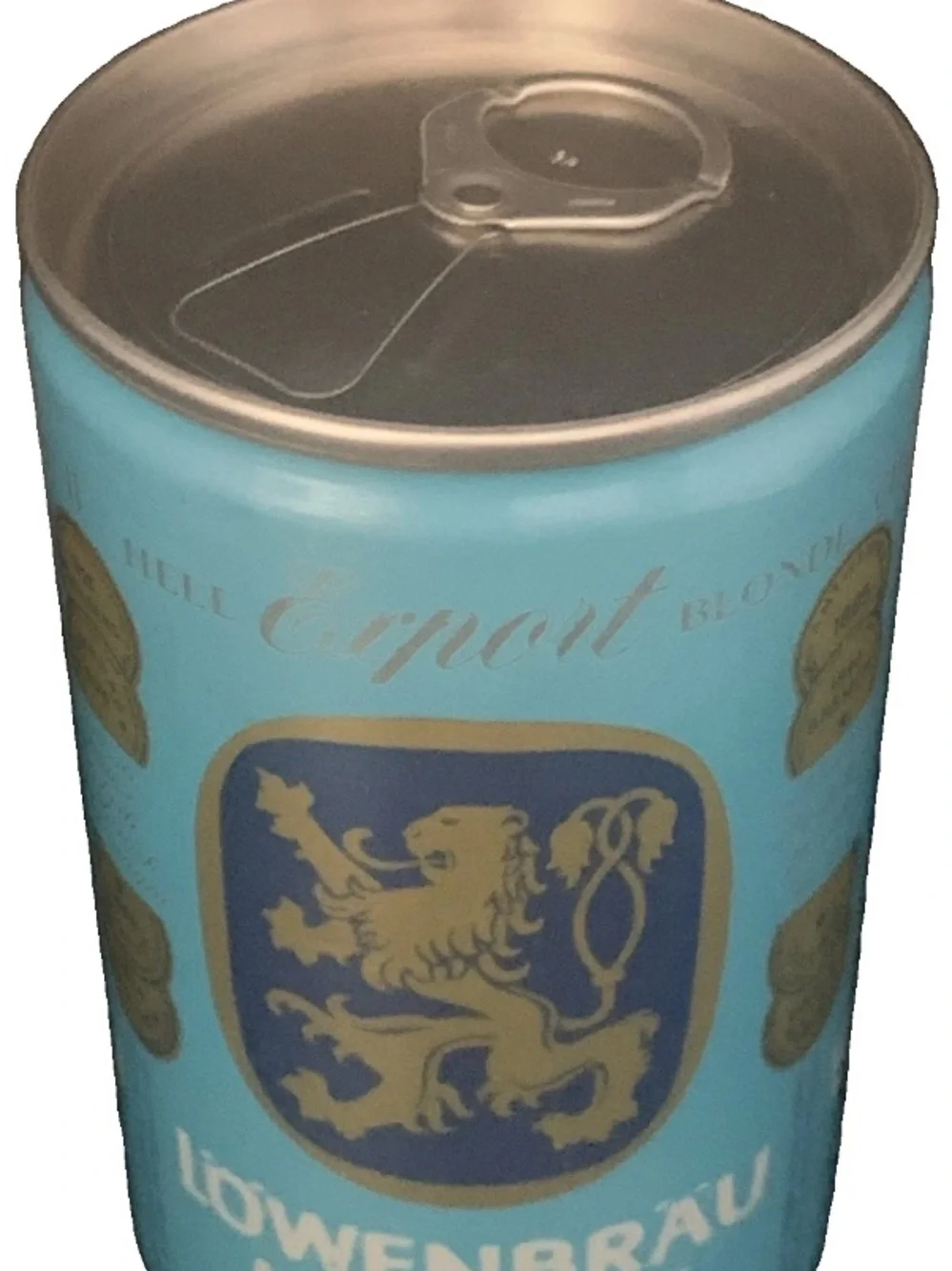 Vintage Beer Can Lowenbrau Munchen Beer Pull Tab Empty Aluminum Can